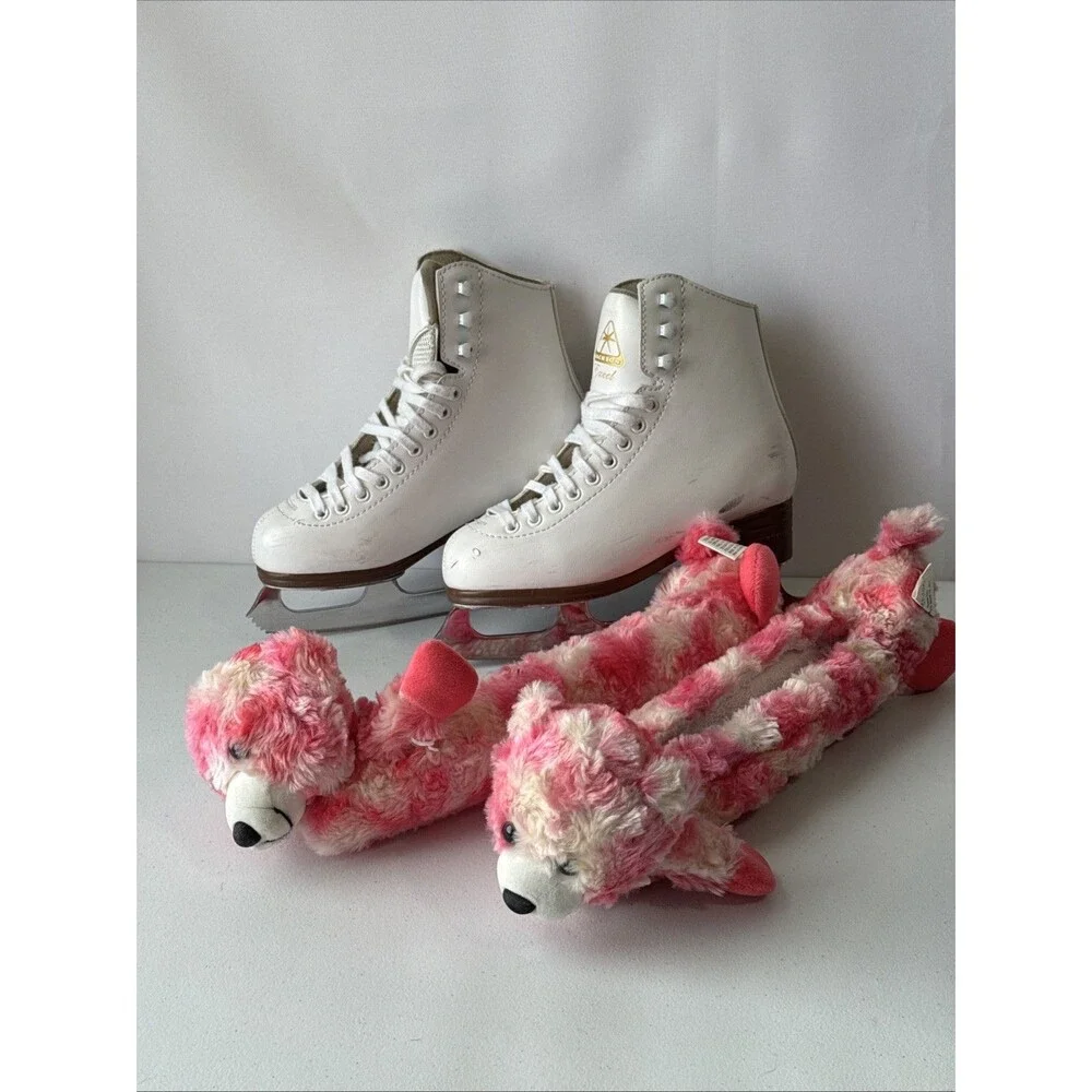 Jackson Excel Figure Ice Skates Mark II 1291 White Kids Size 3.5C - Picture 1 of 16